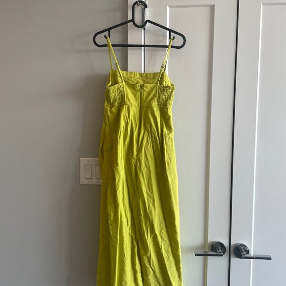 Abercrombie & Fitch SQUARE NECK CLEAN LINEN DRESS - Picture 4 of 5